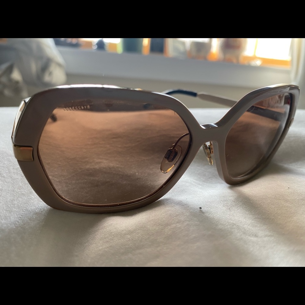 Burberry Beige Mauve Sunglasses